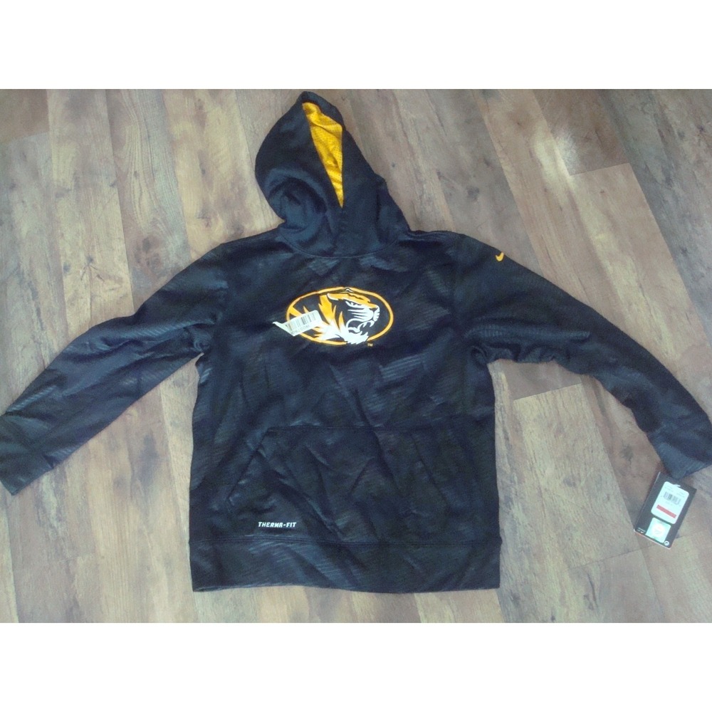 YOUTH MEDIUM MISSOURI TIGERS HOODIE   MENS T-SHIRT SHIRT  DEADSTOCK  VINTAGE ST1
